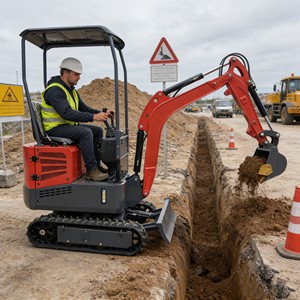 ミニ掘削機（アタッチメント付き、エンジニアリング用）、3トンミニ掘削機、アタッチメント付き掘削機、エンジニアリング用掘削機 - Product Image 5