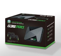 Console de jeux rétro G36 PRO 64 Go 128 Go 256 Go avec plus de 120 000 jeux intégrés, plus de 50 émulateurs, 2 manettes sans fil, pour jouer aux jeux vidéo sur TV