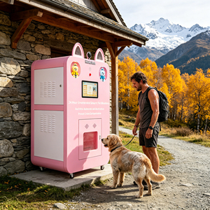 Station de lavage automatique pour chiens, équipement de lavage autonome 24h/24 sans surveillance avec serrure électronique pour les laveries automobiles - Product Image 1