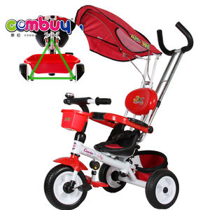 Venta caliente niños de <span class=keywords><strong>3</strong></span> ruedas paseo en coche plegable triciclo de niños en bicicleta - Product Image 1
