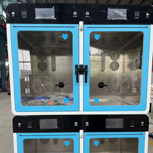 Gabbie veterinarie avanzate personalizzabili in acciaio inox che forniscono nebulizzazione controllo umidità gabbia Vet ICU - Product Image 5