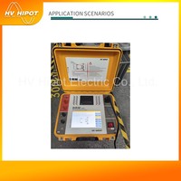 Testeur de résistance d'enroulement CC portable monophasé HVHIPOT DC 10A avec garantie d'un an, tension 220V