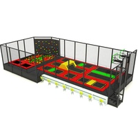 Trampoline pour enfants de haute qualité avec filet de sécurité, structure en acier galvanisé, lit de saut extérieur pour le divertissement familial dans la cour