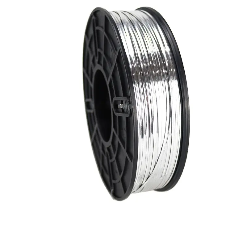 2000ft kim loại Twist quan hệ trong spool ràng buộc dây được sử dụng trên máy ràng buộc quan hệ cho thực phẩm đóng gói túi đóng gói