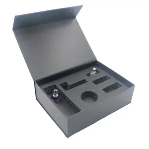 Benutzer definierte schwarze EVA-Tray-Einlage Produkte sicher in der Geschenk box aufbewahren-Faltbox mit Schaumstoffe insatz 15-20 Tage Geschenk-und Bastel ordner akzeptieren