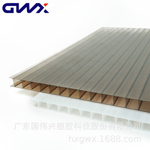 Gwx Hollow Polycarbonate Sheet 5800mm Double Layer Transparent UV Protection Greenhouse Roof Panel - Product Image 4