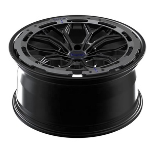 Jantes en alliage forgé 2 pièces, en aluminium et fibre de carbone, personnalisées, de luxe, 17 18 19 20 21 22 pouces, Chevrolet Chrysler Volvo - Product Image 3