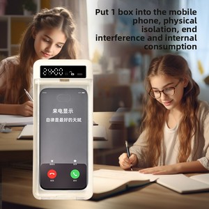 Portable Self-control Self-discipline Learning Study Student Quit Mobile Smart Phone Timer <b>Lock</b> <b>Box</b> 24 Hours Emergency Charging - Product Image 3