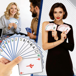 Cartes de poker imprimées Mahjong - Cartes de divertissement familial écologiques, durables et multifonctionnelles pour les soirées à la maison et les jeux de société - Product Image 3