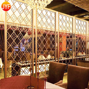 ZZ004 Cinese Rosy Partizioni Su Misura In Metallo Cnc Taglio Laser di Lusso Fancy Divisori Partizione Dello Schermo - Product Image 2