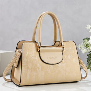 Trendy Single <b>Strap</b> Crossbody <b>Shoulder</b> Handbag for Middle-Aged Mother's Use PU Material Zipper Closure - Product Image 6