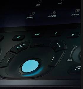 Échographe mobile SonoScape X10/E10 sur chariot, machine à ultrasons noir et blanc avec 3 sondes/système d'échographie vétérinaire - Product Image 5