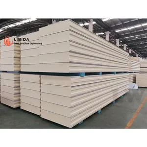 PU PIR PUR Sandwich Panel Wall Roof Panels Cold Room Polyurethane Pu Sandwich Panel For Cold Room Storage
