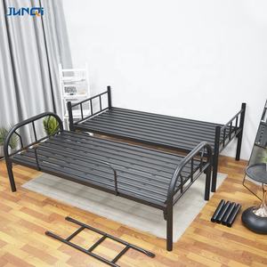 Завод Junqi, оптовая продажа, двухъярусная кровать металлик для школы, общежития, квартиры, Двухярусная металлическая кровать, дизайн - Product Image 3