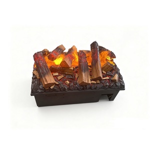 Cheminée électrique d'endroit du feu, bois de cheminée brûlant, cheminée de bureau - Product Image 5