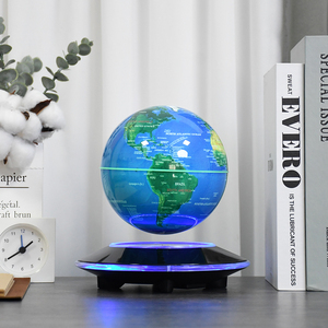 6inch Địa Lý Giáo Dục UFO cơ sở từ bay lên quả cầu trái đất nổi Thế giới quả cầu màu ánh sáng quả cầu trang trí văn phòng nhà - Product Image 3