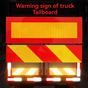 لوحات وسم خلفية عاكسة بيع الشركة المصنعة لافتات خلفية عالية الكثافة لوحة وسم عاكسة للمركبات الثقيلة - Product Image 4