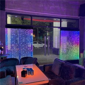 Wave Designs <strong>Modern</strong> Acrylic Indoor <strong>Room</strong> <strong>Dividers</strong> with RGB LED Light Wedding Panel Water Features by Bubble Wall - Product Image 4
