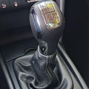 Car Gear <b>Knob</b> Leather 5 Speed Manual <b>Shift</b> Head For Peugeot Citroen Cars Ergonomic Design - Product Image 2