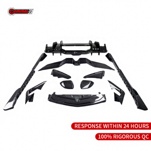 ชุดแต่งตัวถังรถยนต์ Lamborghini Revuelto แบบ OEM ผลิตจากคาร์บอนไฟเบอร์แห้ง ประกอบด้วยดิฟฟิวเซอร์หน้า-หลัง สเกิร์ตข้าง ช่องระบายอากาศบังโคลน และชุดแต่งรอบคัน - Product Image 1