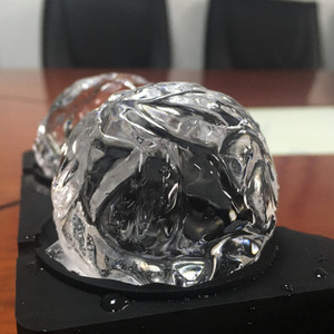 แม่พิมพ์ทำน้ำแข็งก้อนใสละลายช้าทำจากคริสตัลใสแบบไร้สาร BPA แม่พิมพ์สำหรับทำวิสกี้ค็อกเทลบูร์บอง - Product Image 4