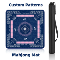 Tapis de Mahjong Pliable Portable en Néoprène, Design Moderne et Minimaliste, Antidérapant et Élégant pour Soirées de Jeux de Société