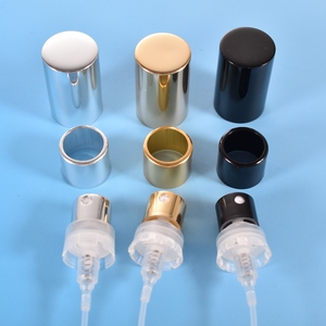 Fácil Crimp Ouro Prata Preto Pulverizador 15mm Alumínio Crimp Perfume Bomba 0.13cc Atomizador Bomba De Pulverização para Frasco De Perfume - Product Image 1