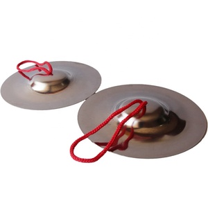 Venda quente Ferro Pratos Ferro Rub Instrumento Musical Instrumento Cymbal Noise Maker Brinquedo - Product Image 4