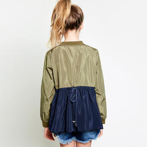 Chaquetas Baratas al por Mayor para Niña, Chaquetas de Dos Tonos con Cremallera de Doble Cara, Importadas de China - Product Image 2