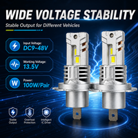 Phare LED SFIDA WM48 1:1 de taille halogène, à branchement direct, sans fil, installation non destructive