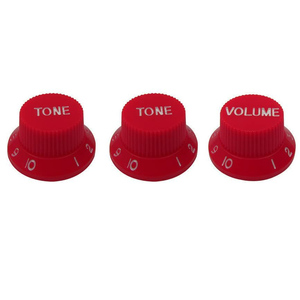 Rode Plastic Volumetoonbedieningsknoppen Elektrische Gitaarknoppen Voor St Gitaaraccessoires - Product Image 4