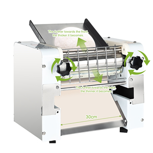 <span class=keywords><strong>Amasadora</strong></span> de rodillo de masa comercial, máquina de prensa de masa de Pizza, máquina <span class=keywords><strong>amasadora</strong></span> de masa de pastelería de pan rodante automática - Product Image 4
