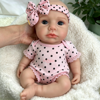 Poupée Reborn en Silicone Faite à la Main Très Détaillée, Bébé Réaliste, Poupée d'Art Populaire à Collectionner pour Cadeau d'Anniversaire et de Fête