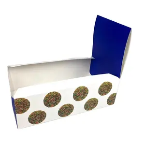 Caixa de exibição de papel para embalagem de balcão de varejo com logotipo personalizado, caixa mestre para barra de chocolate