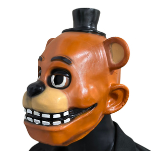 Masque effrayant Nicro Cosplay Five Nights at Freddy's Fazbear, masque intégral en latex, accessoires pour fête d'Halloween - Product Image 3