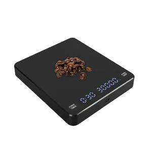 Black Mirror Pour Over Coffee and Espresso Scale Basic+ Electronic Scale Auto Timer Kitchen scale 0.1g / 3kg