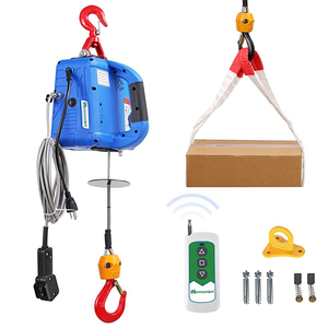 Hot Selling Newest <strong>Mini</strong> <strong>Electric</strong> Wire Rope <strong>Hoist</strong> with Forged Hook 0.5 <strong>Ton</strong> Capacity Remote Control for Retail &amp; Hotels - Product Image 6