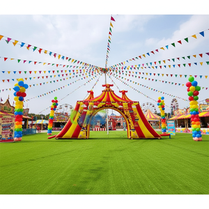 Arco Gonfiabile IFUN Rainbow per Circo con Ventilatore Integrato - Design Senza Ventole per Eventi, Dimensioni Oltre 3,6m - Product Image 1