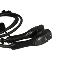 Câble de recharge pour véhicule électrique Type 2 16A 32A Double tête IP55 220V 380V 3m 5m OEM Personnalisable Norme Européenne