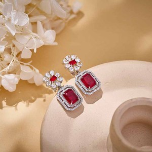 Pendientes colgantes <span class=keywords><strong>de</strong></span> aguja <span class=keywords><strong>de</strong></span> plata con diseño Floral Retro <span class=keywords><strong>de</strong></span> moda para prevenir alergias, regalos <span class=keywords><strong>de</strong></span> <span class=keywords><strong>primavera</strong></span> y otoño para mujeres - Product Image 3