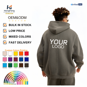 2025 OEM stampa a sbuffo felpa con cappuccio strappata a ragno pesi massimi parco elegante Logo personalizzato stampato felpa da uomo felpa con cappuccio - Product Image 1