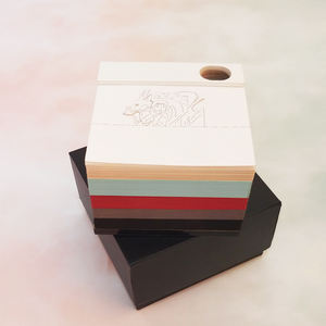 Regalo de Navidad Anime japonés <span class=keywords><strong>Manga</strong></span> animación construir un Memo 3D para invitados de fiesta mejor regalo 3D Bloc de notas nuevo producto promoción - Product Image 3