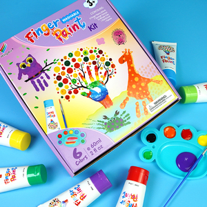 Kit di Pittura a Dita Wingart Ultra Clean Super Lavabile <span class=keywords><strong>per</strong></span> Bambini, Colori Vibranti Non Tossici, Materiali Artistici <span class=keywords><strong>per</strong></span> Pittura e Artigianato Creativo, Regalo - Product Image 6