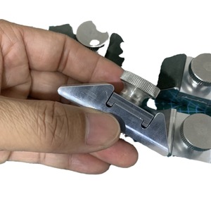 Porte-papier de verre en alliage d'aluminium poli Fait à la main DIY Trimming Edge 10mm OEM - Product Image 5