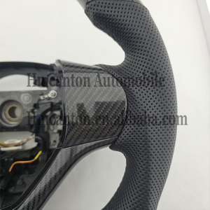 Factony Direct Sales Perforated Leather Carbon Fiber Steering <b>Wheel</b> for Honda CRV Car Steering <b>Wheel</b> - Product Image 4