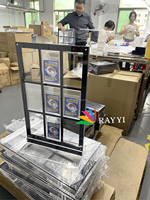 Support de Présentation de Cartes Sportives Gradées en Acrylique à 9 Emplacements pour Bureau – Présentoir pour Cartes PSA