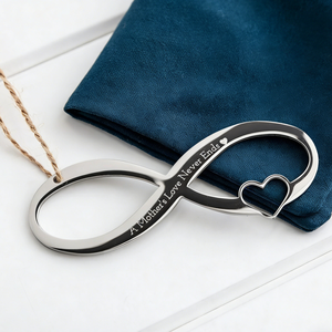 Breloques Cœur Infini en Acier Inoxydable <span class=keywords><strong>pour</strong></span> la Fabrication de <span class=keywords><strong>Bijoux</strong></span>, Pendentifs Amour Éternité Gravés sur Mesure, Apprêts de <span class=keywords><strong>Bijoux</strong></span> DIY Anti-Décoloration - Product Image 2