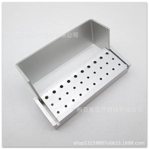 กล่องใส่หัวกรอฟัน 30 ช่อง ทำจากอลูมิเนียมอัลลอย สำหรับหัวกรอความเร็วสูงและต่ำ  แบบใช้มือ  พร้อมกล่องพลาสติก - Product Image 3