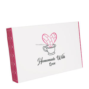 Caja misteriosa de catering para magdalenas y galletas de chocolate personalizada con logotipo Embalaje de teléfono portátil con características de laminado mate en relieve - Product Image 1