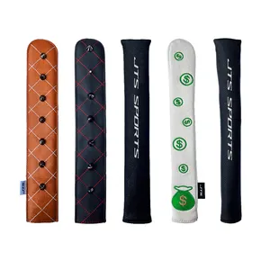 Golf Alignment Stick Head Cover PU Leather Supports Customized Design head cover